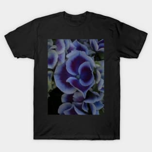 Hydrangea in Blue T-Shirt